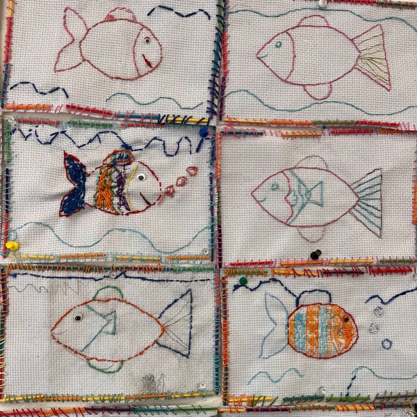fisk broderi